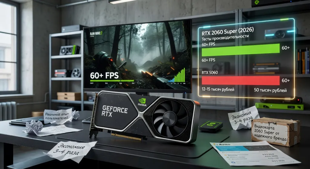 RTX 2060 Super в 2026 году: последний доступный Turing с актуальными драйверами