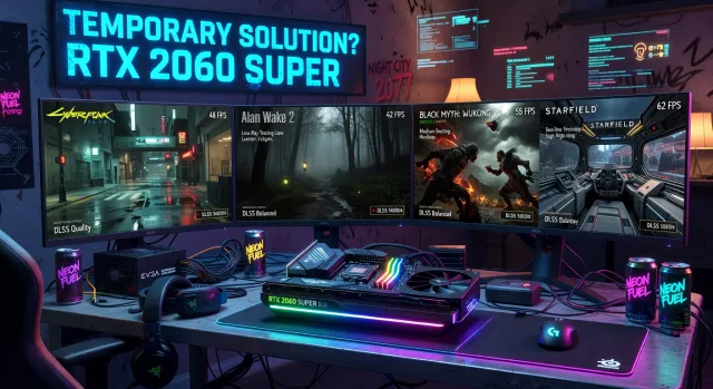 Купить видеокарту 2060 Super как временное решение: имеет ли смысл — практический разбор с тестами в актуальных играх